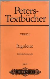 Peters-Textbücher :  Rigoletto (italienisch - deutsch)
