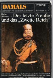 DAMALS Zeitschrift für geschichtliches Wissen Heft 2, Febr. 1981