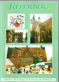 Jüterbog. Bürger- und Besucher-Information mit wichtigen Verzeichnissen und Straßenplan 
