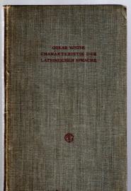 CHARAKTERISTIK DER LATEINISCHEN SPRACHE