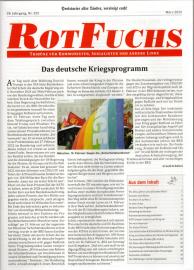 RotFuchs : Tribüne für Kommunisten, Sozialisten und andere Linke. 28. Jahrgang, Nr. 325, März 2025 