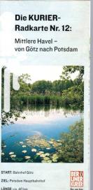Die KURIER-Radkarte Nr. 12: Mittlere Havel - von Götz nach Potsdam 