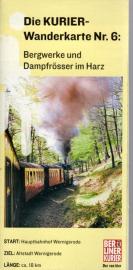 Die KURIER-Wanderkarte Nr. 6: Bergwerke und Dampfrösser im Harz