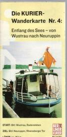 Die KURIER-Wanderkarte Nr. 4: Entlang des Sees - von Wustrau nach Neuruppin 