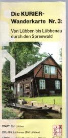 Die KURIER-Wanderkarte Nr. 3: Von Lübben bis Lübbenau durch den Spreewald 