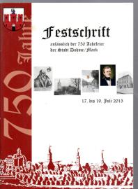Festschrift anläßlich der 750 Jahrfeier der Stadt Dahme/Mark 
