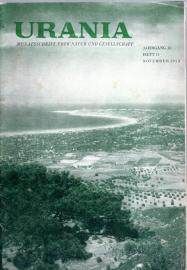 URANIA Monatsschrift über Natur und Gesellschaft Jg. 16, Heft 11, Nov. 1953