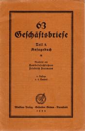 63 Geschäftsbriefe Teil A: Ansagebuch 
