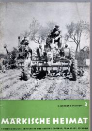 Märkische Heimat. Heimatkundliche Zeitschrift der Bezirke Cottbus, Frankfurt, Potsdam 4.Jg. 1960, Heft 3