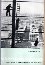 Märkische Heimat. Heimatkundliche Zeitschrift der Bezirke Cottbus, Frankfurt, Potsdam 4.Jg. 1960, Heft 2