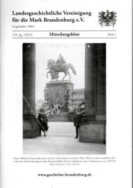 Mitteilungsblatt der Landesgeschichtlichen Vereinigung für die Mark Brandenburg e. V. 126. Jahrgang, Nr. 1(2025)