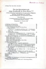 Über den Hydroidenbewuchs einiger Korallenriffe des Roten Meeres. Teil I