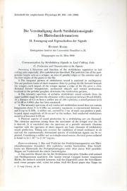 Die Verständigung durch Stridulationssignale bei Blattschneideameisen. II. Erzeugung und Eigenschaften der Signale