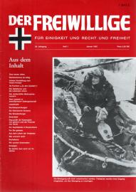 Der Freiwillige. Für Einigkeit und Recht und Freiheit 38. Jg, Heft 1 (Jan. 1992)