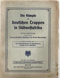Die Kämpfe der deutschen Truppen in Südwestafrika. Heft 6: Der Hottentottenkrieg: Die Unterwerfung des Cornielius und der Bondelzwarts