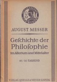Geschichte der Philosophie im Altertum und Mittelalter