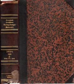 Das gesamte deutsche und preußische Gesetzgebungs-Material. Die Gesetze und Verordnungen sowie die Ausführungs-Anweisungen, Erlasse, Verfügungen etc. der preußischen und deutschen Zentralbehörden. Jg. 1926, Bd. II (S. 705 - 1534) Das gesamte deutsche und preußische Gesetzgebungs-Material. Die Gesetze und Verordnungen sowie die Ausführungs-Anweisungen, Erlasse, Verfügungen etc. der preußischen und deutschen Zentralbehörden. Jg. 1926, Bd. II (S. 705 - 1534)