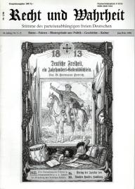 Recht und Wahrheit. Stimme des parteiunabhängigen freien Deutschen 14. Jg. Nr. 1+2 Recht und Wahrheit. Stimme des parteiunabhängigen freien Deutschen 14. Jg. Nr. 1+2