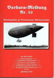 Barbara-Meldung Nr. 52: Mitteilungsblatt zur brandenburger Militärgeschichte Barbara-Meldung Nr. 52: Mitteilungsblatt zur brandenburger Militärgeschichte