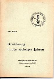 Bewährung in den sechziger Jahren Bewährung in den sechziger Jahren
