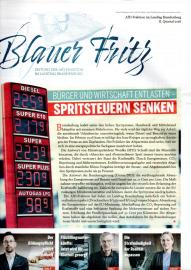 Blauer Fritz : Zeitung der AfD-Fraktion im Landtag Brandenburg II. Quart. 2026