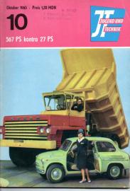 JT JUGEND UND TECHNIK 13 Jhg. Heft 10 / 1965 JT JUGEND UND TECHNIK 13 Jhg. Heft 10 / 1965
