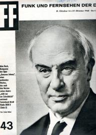 FF - Funk und Fernsehen der DDR. Ausgabe 43, (4. Oktoberheft) , 1968