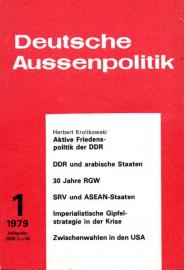 Deutsche Aussenpolitik . 24. Jhg. 1979 , Heft 1